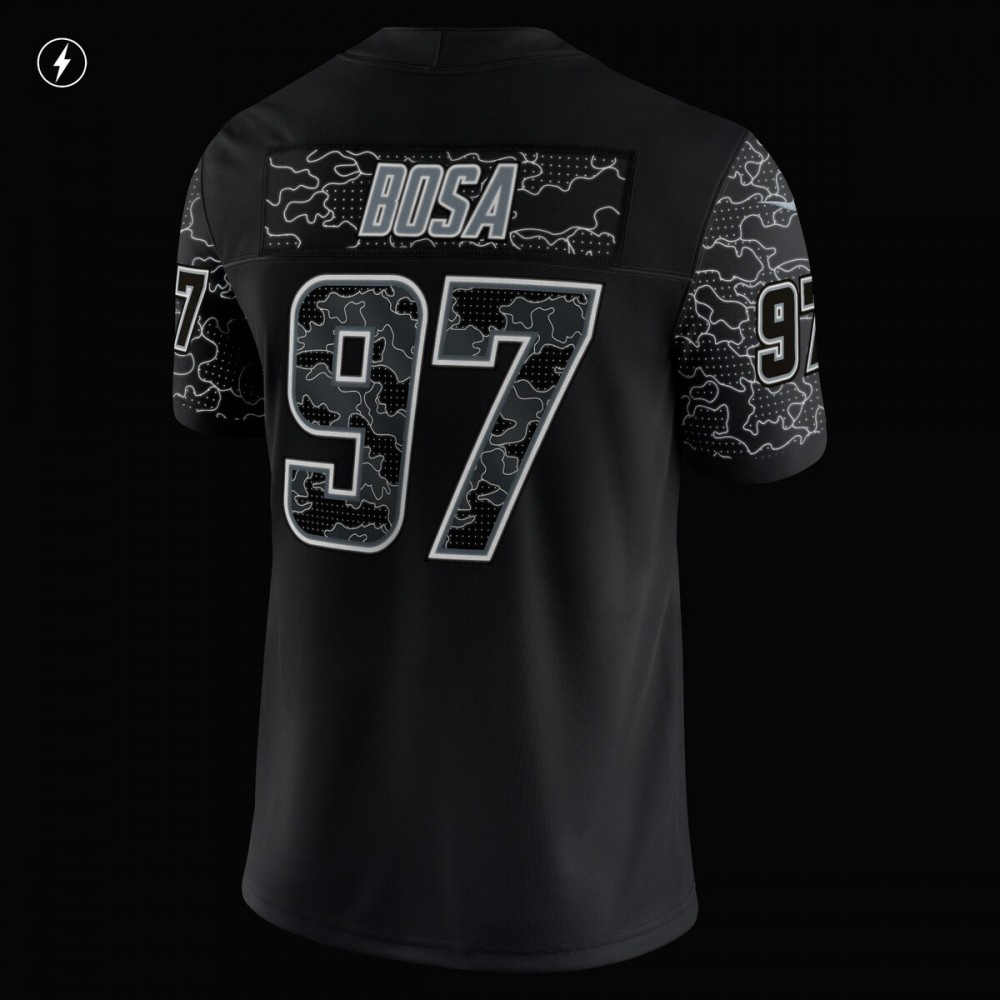 Joey Bosa Los Angeles Chargers Nike RFLCTV Limited Jersey - Black-GridironStore